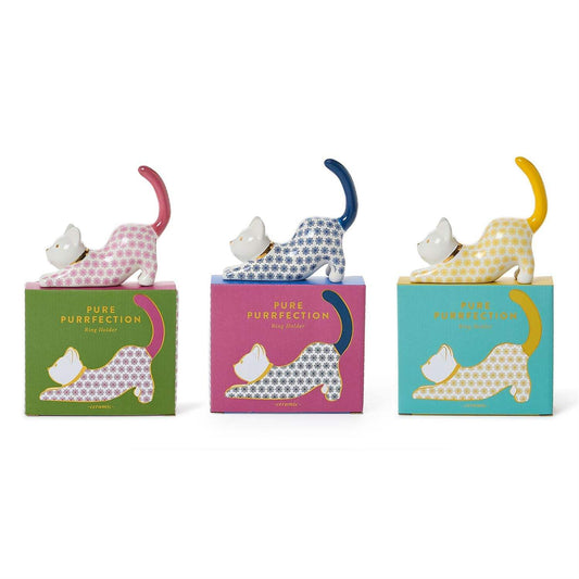 Purrfection Ceramic Ring Holder
