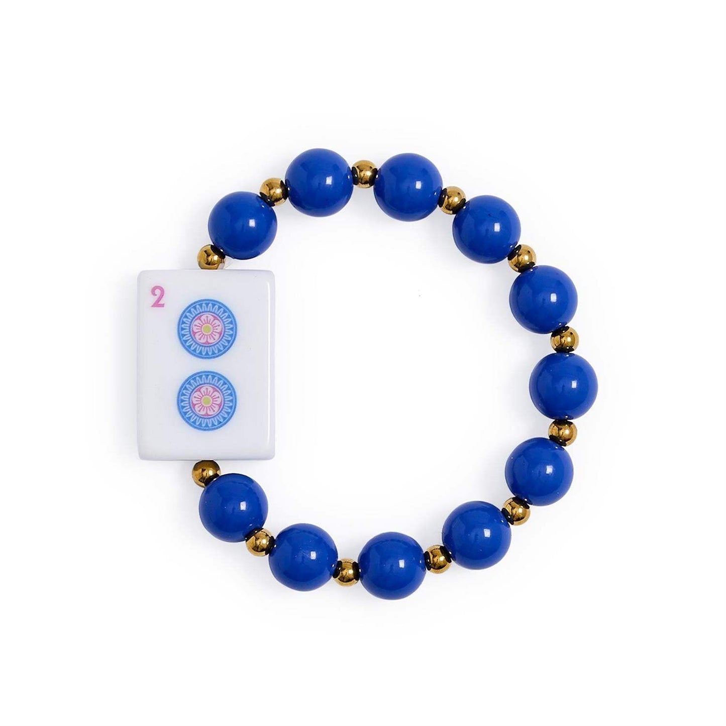 Mahjong Tile Charm Bracelet