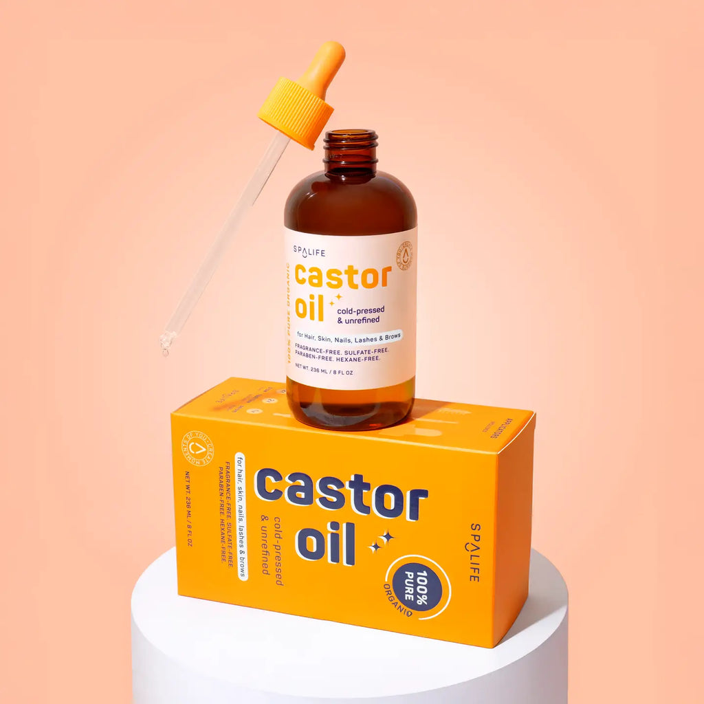 100% Pure Castor Oil | For Hair, Nails, Lashes, & Brows