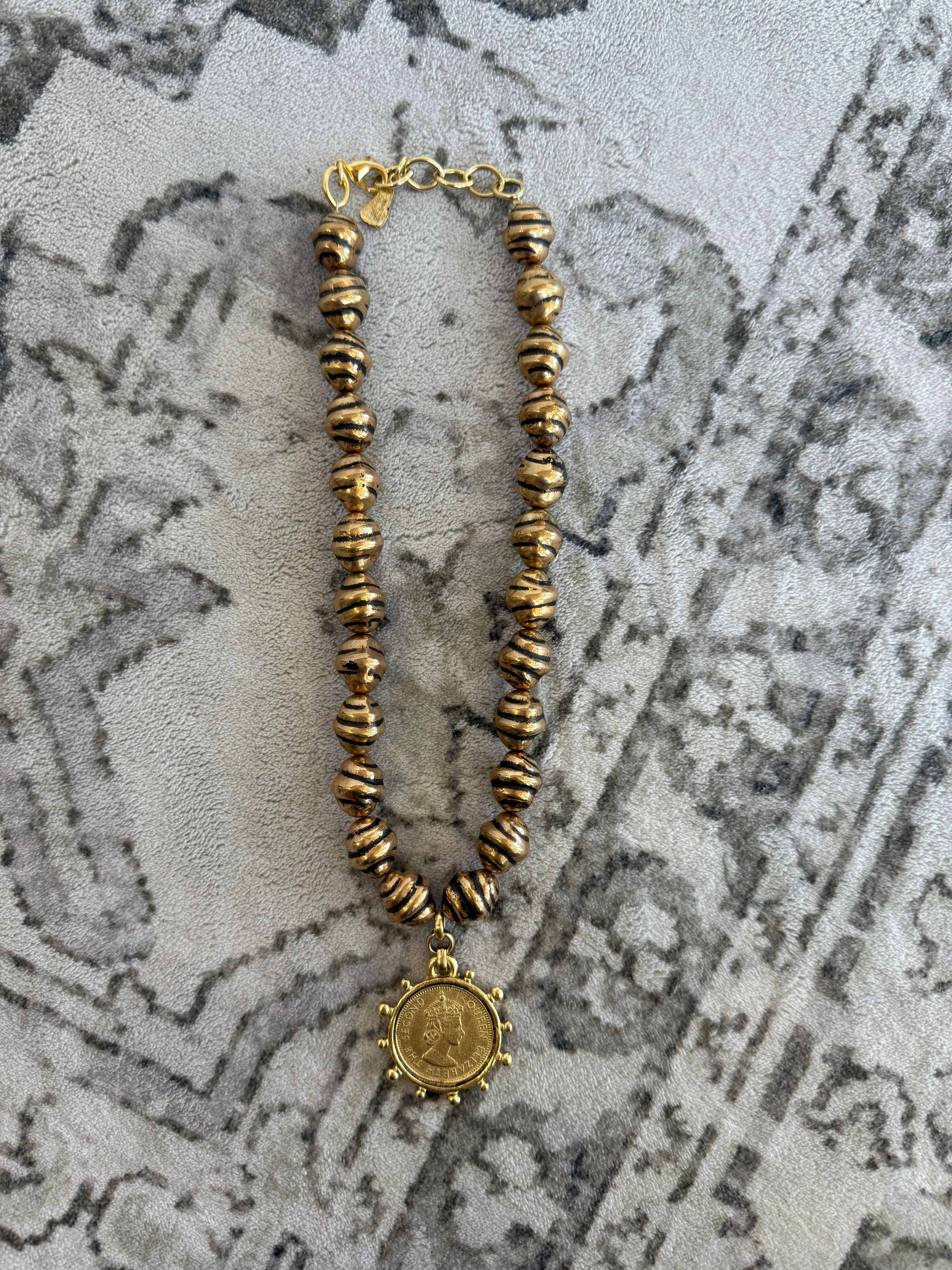 Old World Vintage Coin Necklace