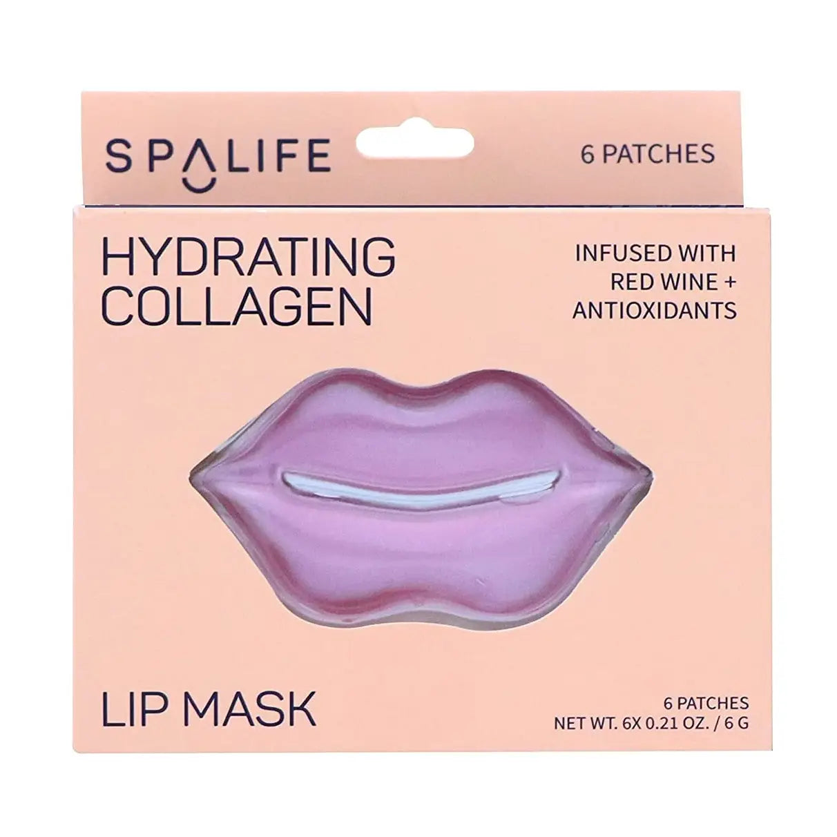 Hydrating Collagen & Red Wine Hydrogel Lip Masks | 8 Count