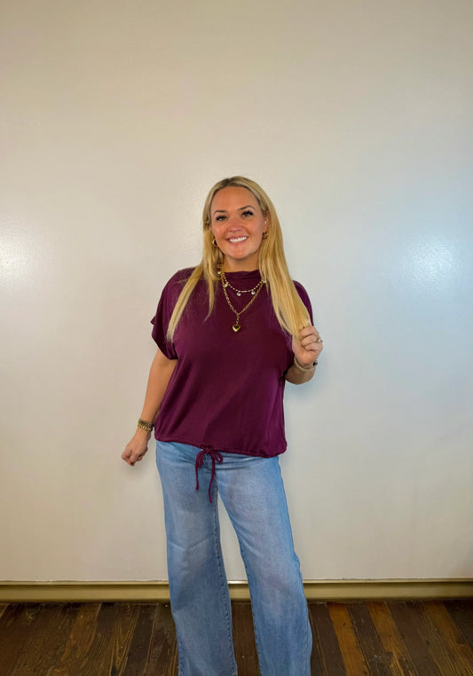 High Rise Wide Front Yoke Detailed Jeans | Risen Jeans | PLUS SIZE AVAILABLE