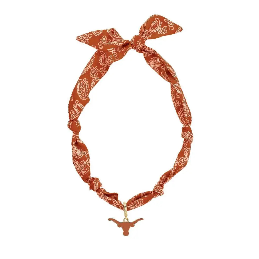 College Logo Bandana Scarf Necklace