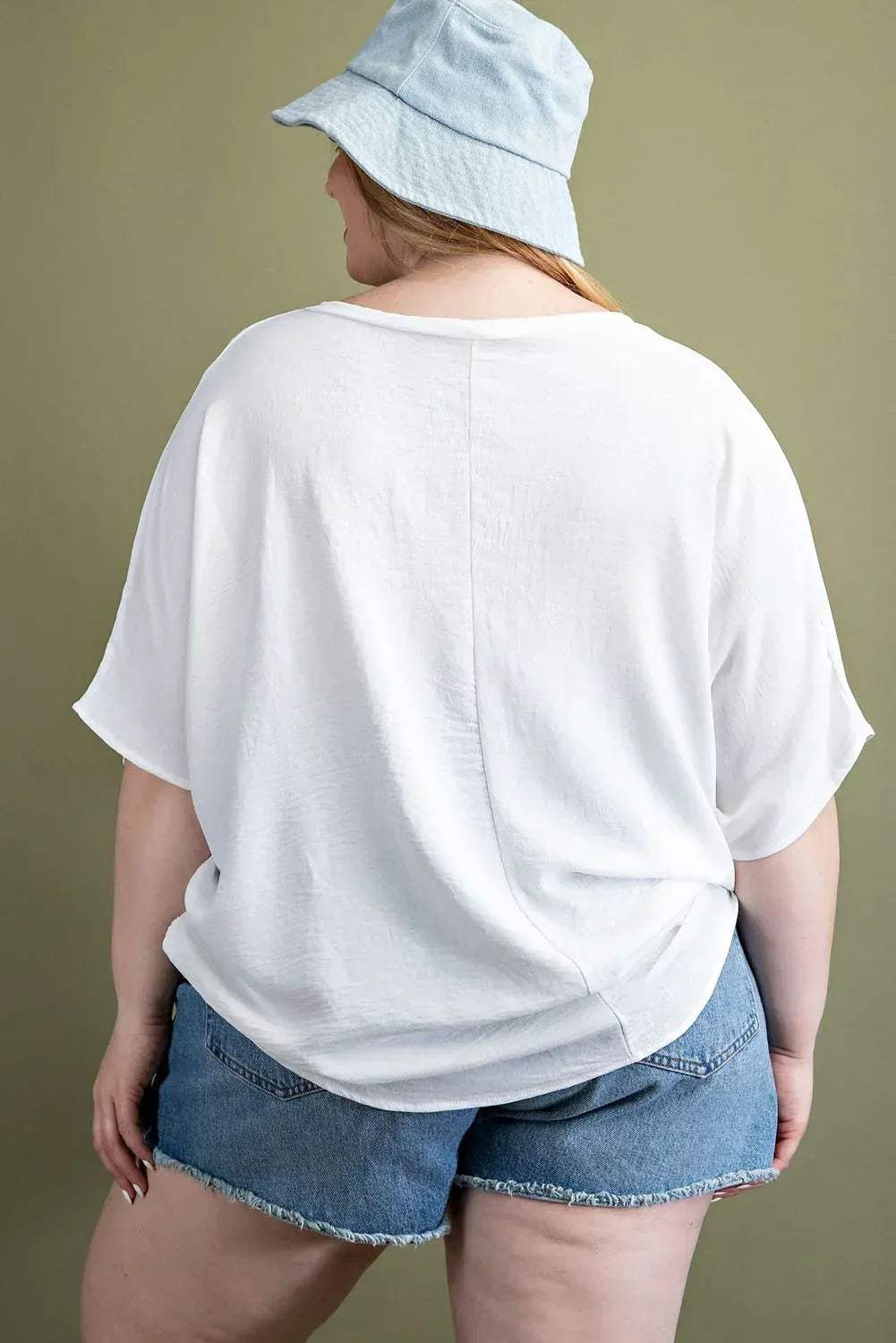 PLUS SIZE | Lindsey Woven Top