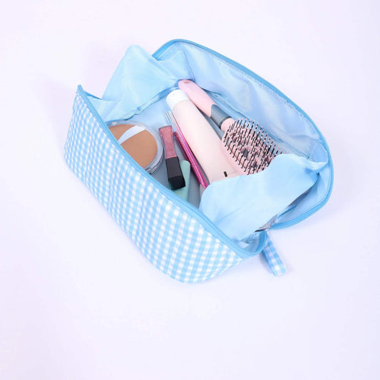 Gingham Glam Cosmetic Bag