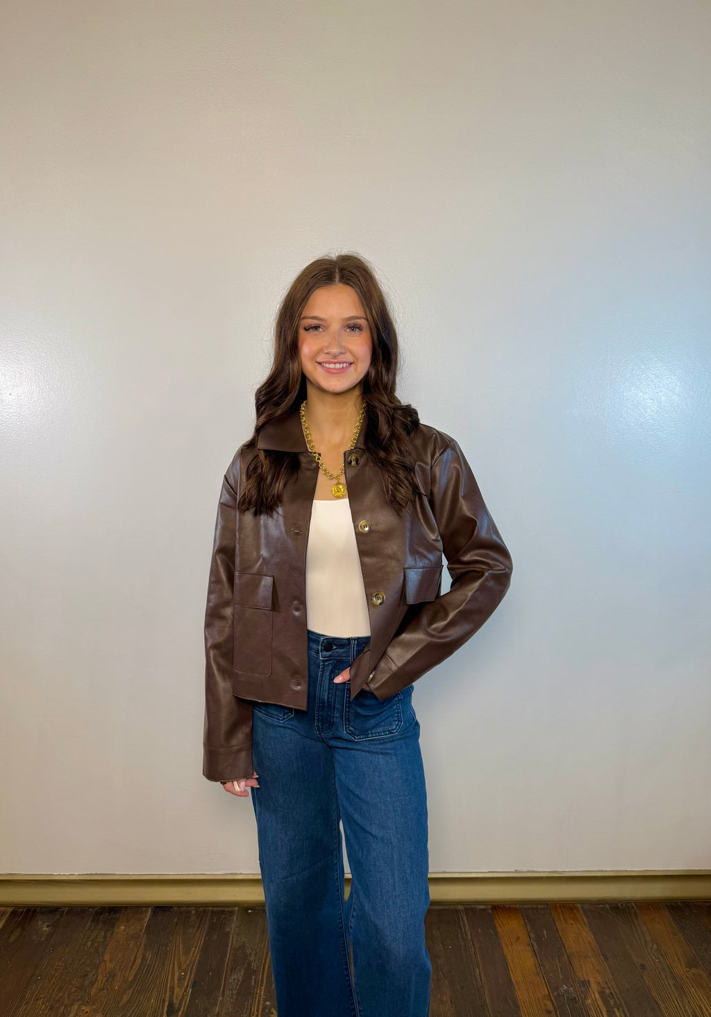 Mulled Spice Leather Jacket