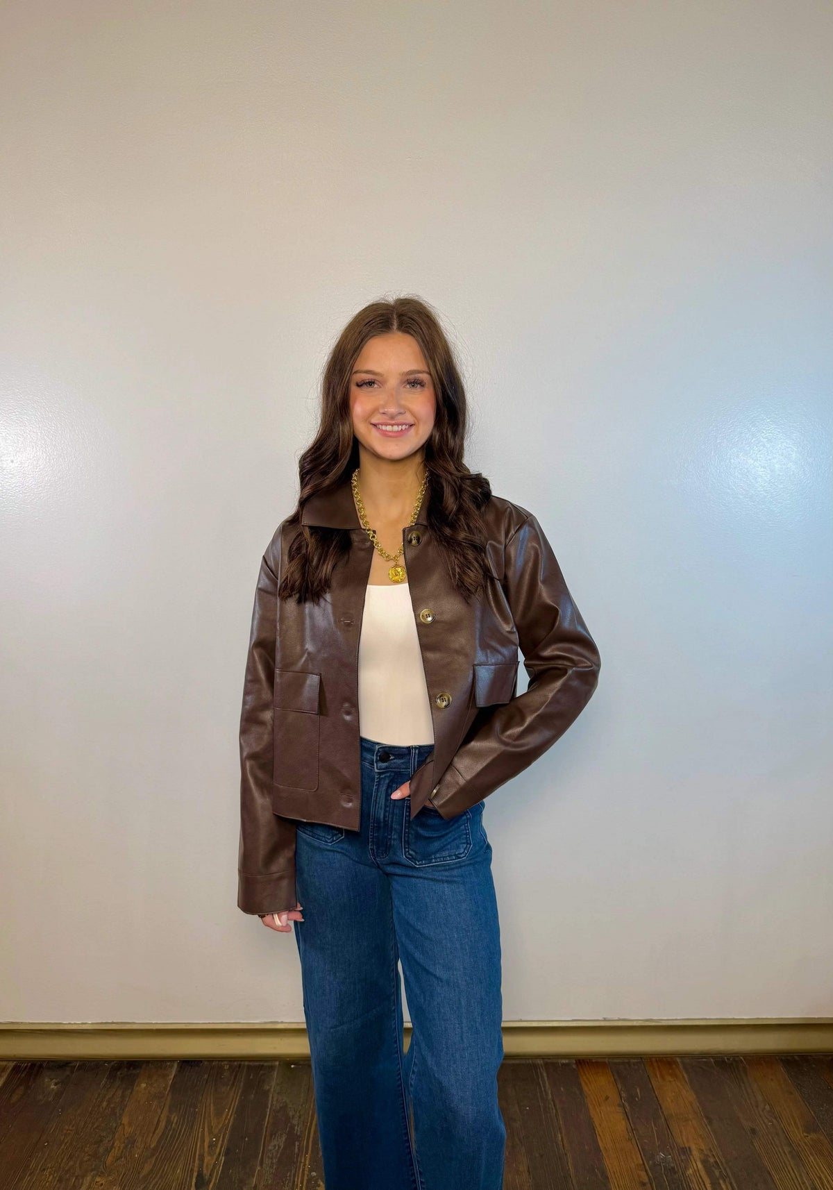 Mulled Spice Leather Jacket