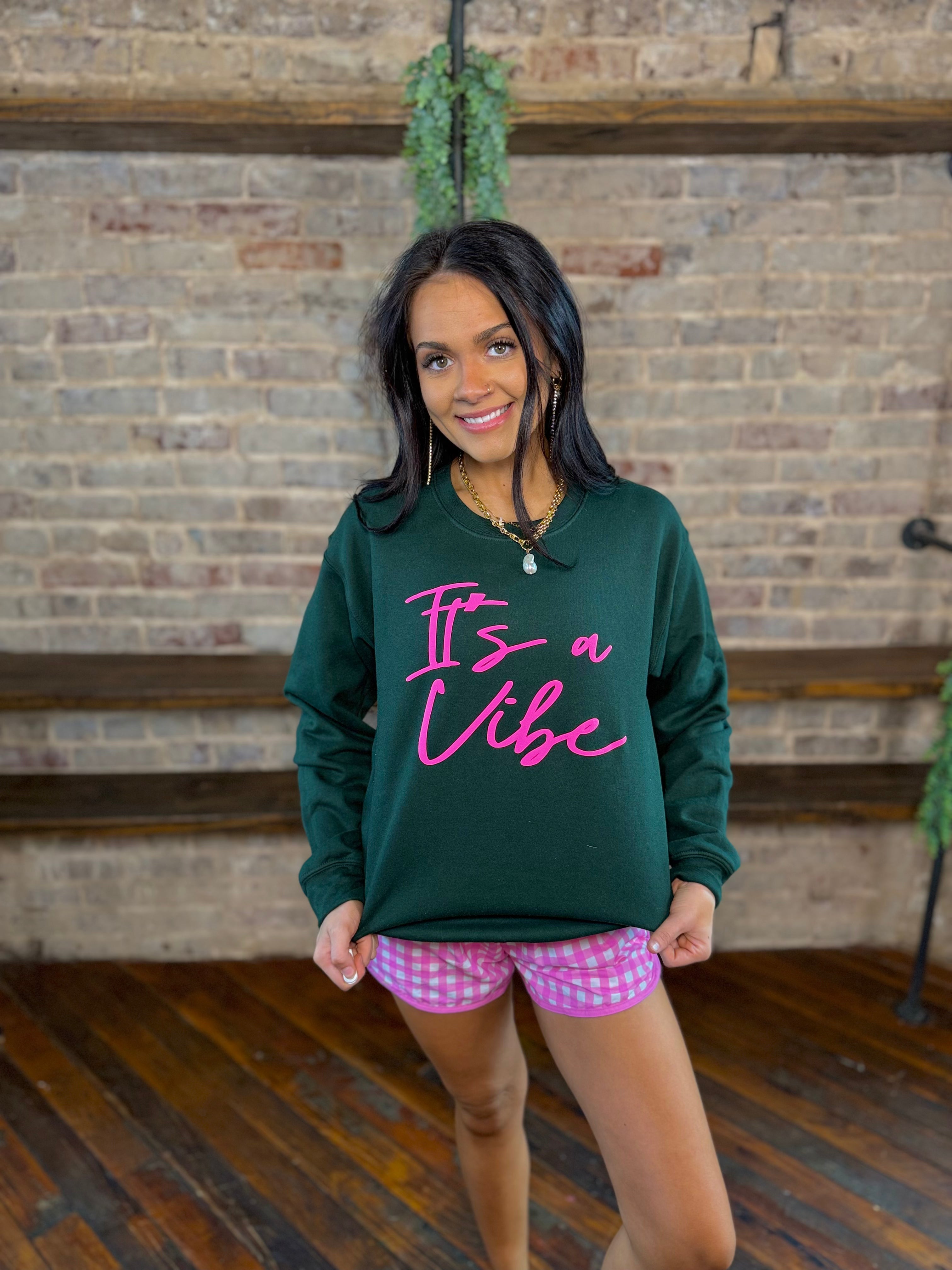 It's A Vibe Crewneck | PLUS SIZE AVAILABLE