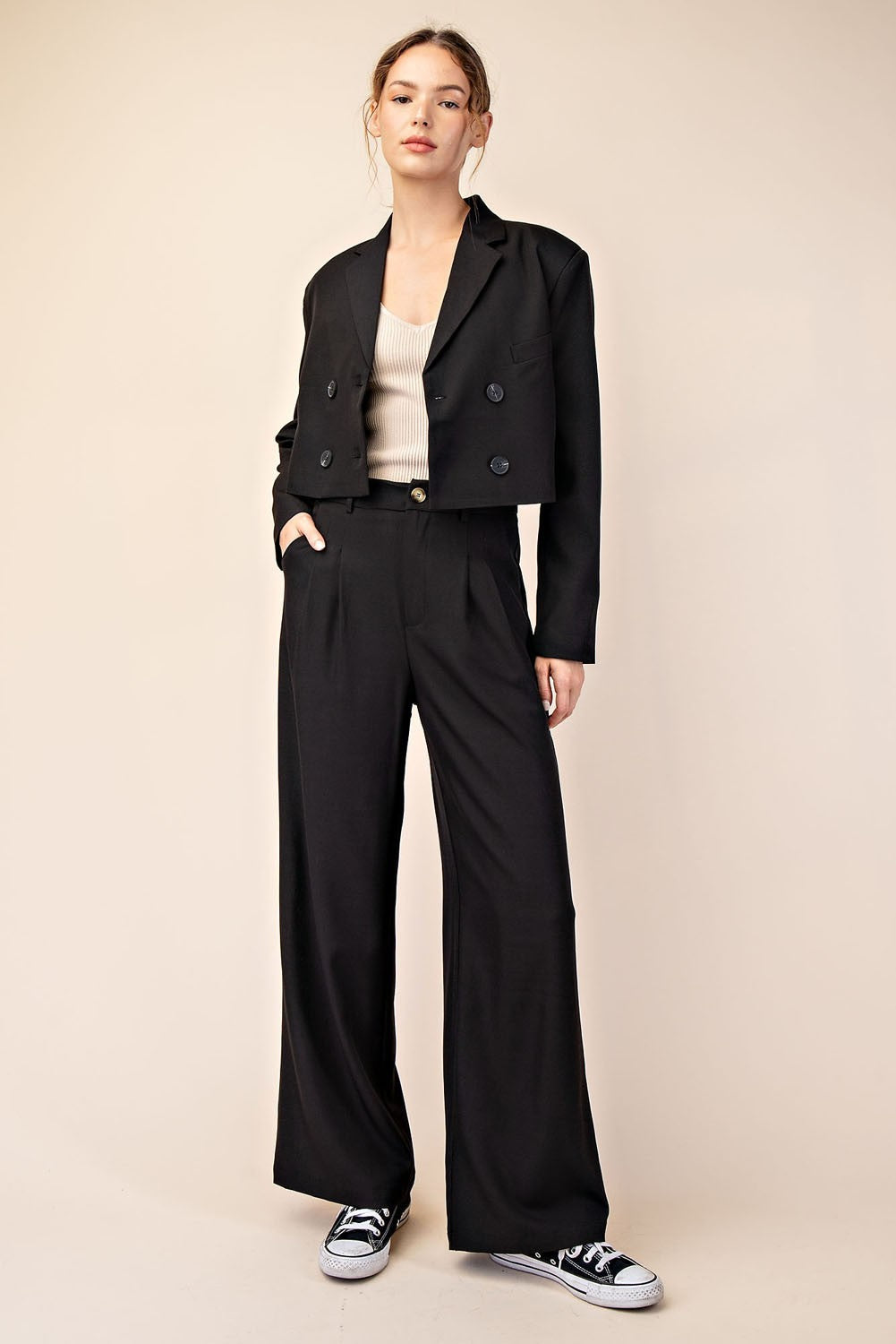 PLUS SIZE | Kaleigh Relaxed Straight Pant