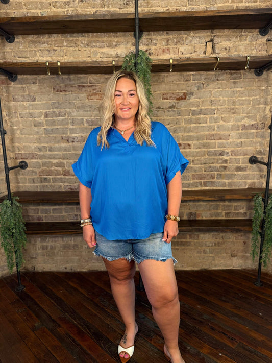 Mollie High Rise Released Denim Shorts | PLUS SIZE AVAILABLE | Risen Jeans