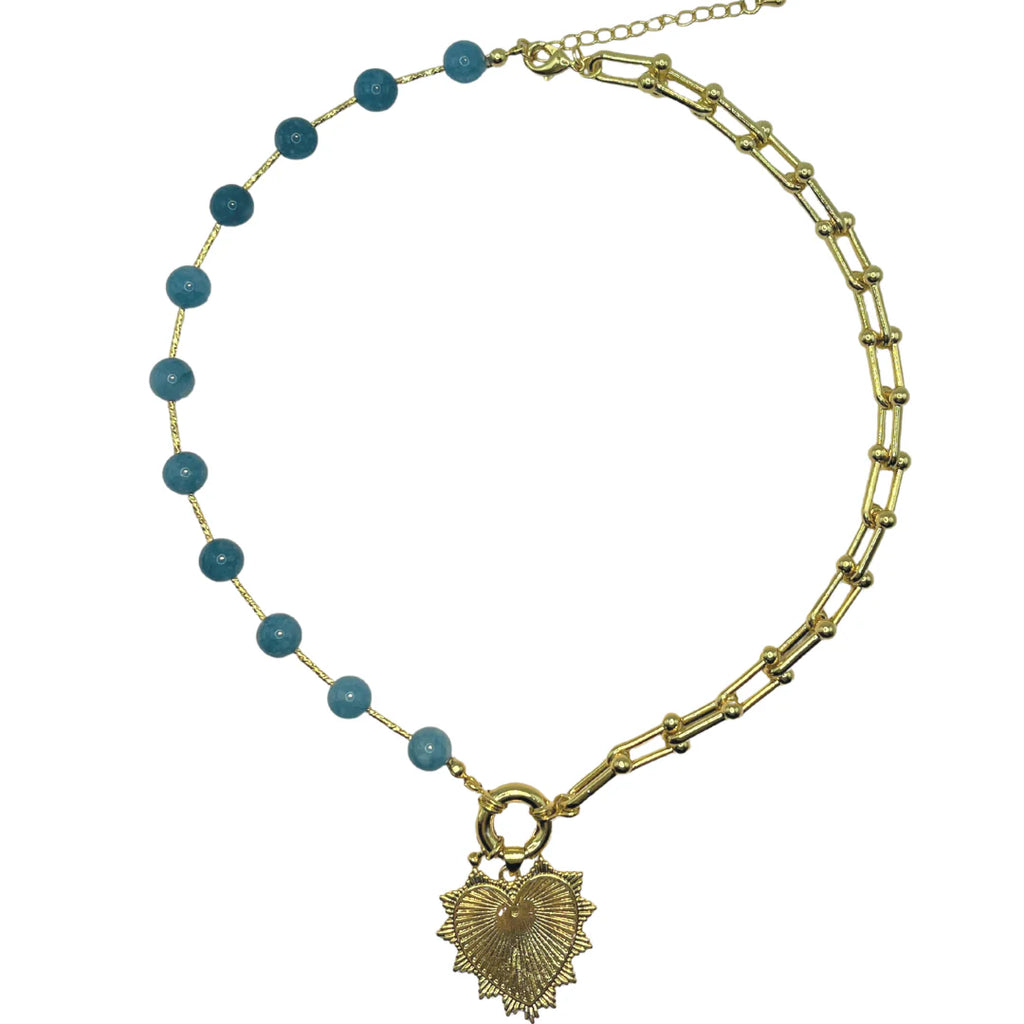 Intricate Heart Charm Necklace