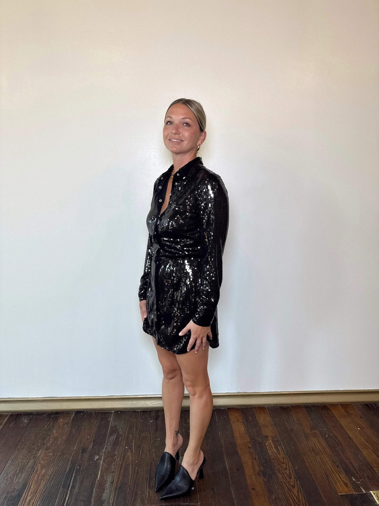 Party Time Sequin Mini Dress