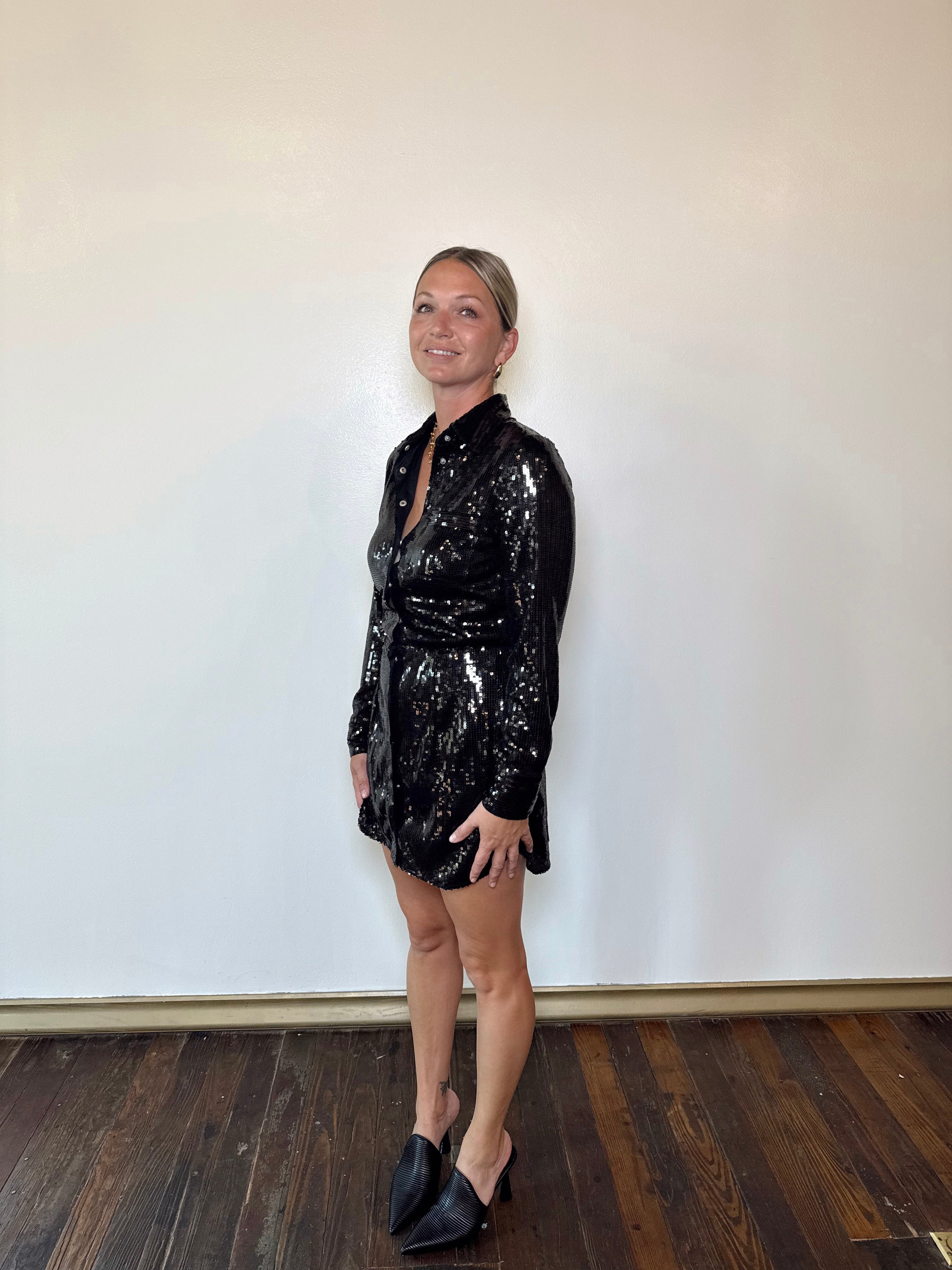 Party Time Sequin Mini Dress