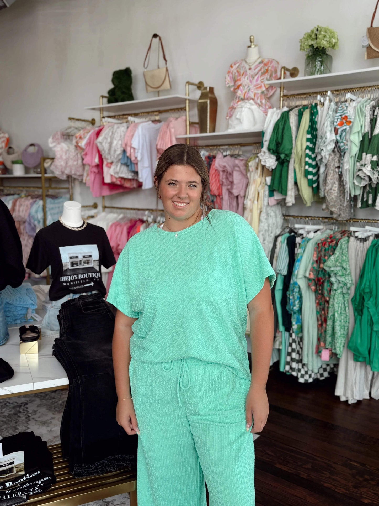 PLUS SIZE | Rosalie Textured Set