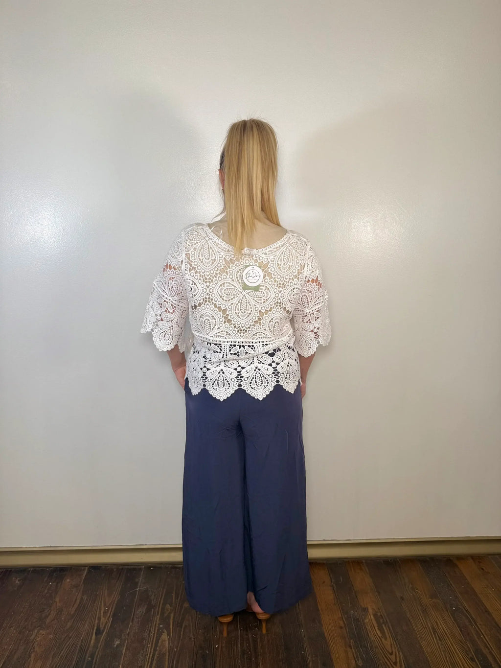Pleated Wide Leg Trousers