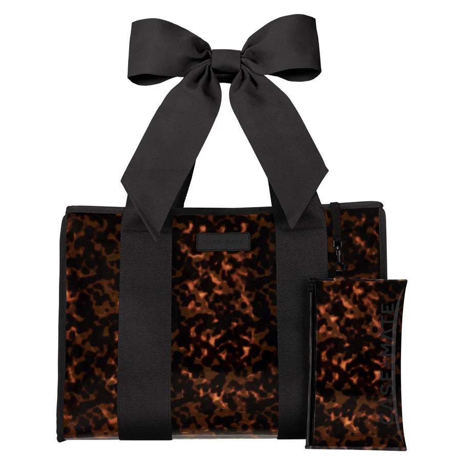 Clear Bow Jelly Tote Bag