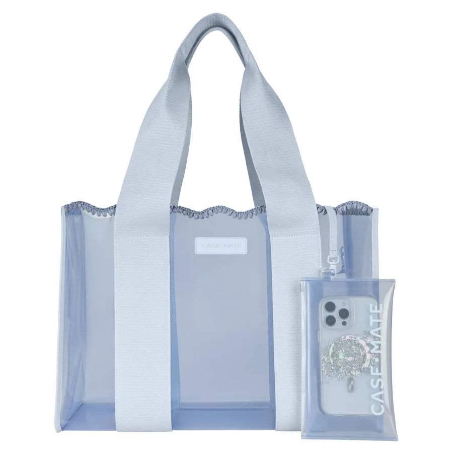 Clear Bow Jelly Tote Bag