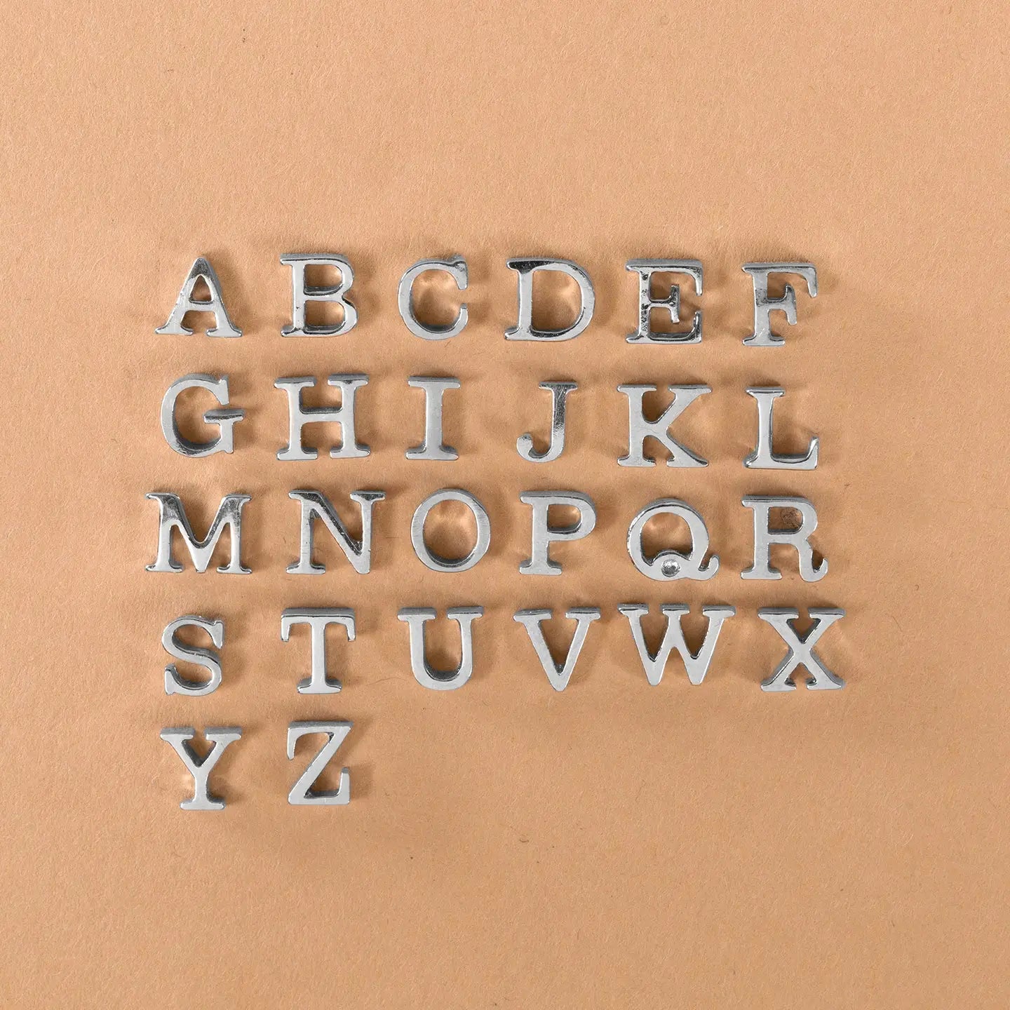 Silver Letter Floating Charms