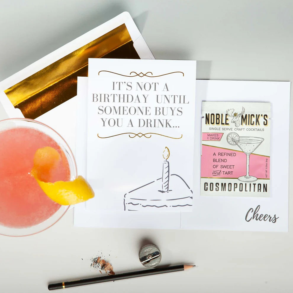 Cocktail & A Card