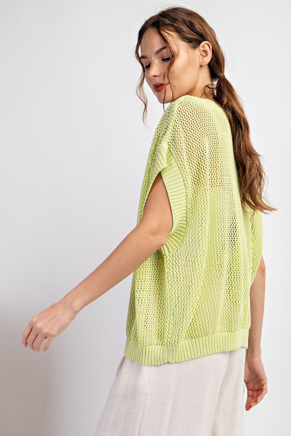 Paige Crochet Knit Top