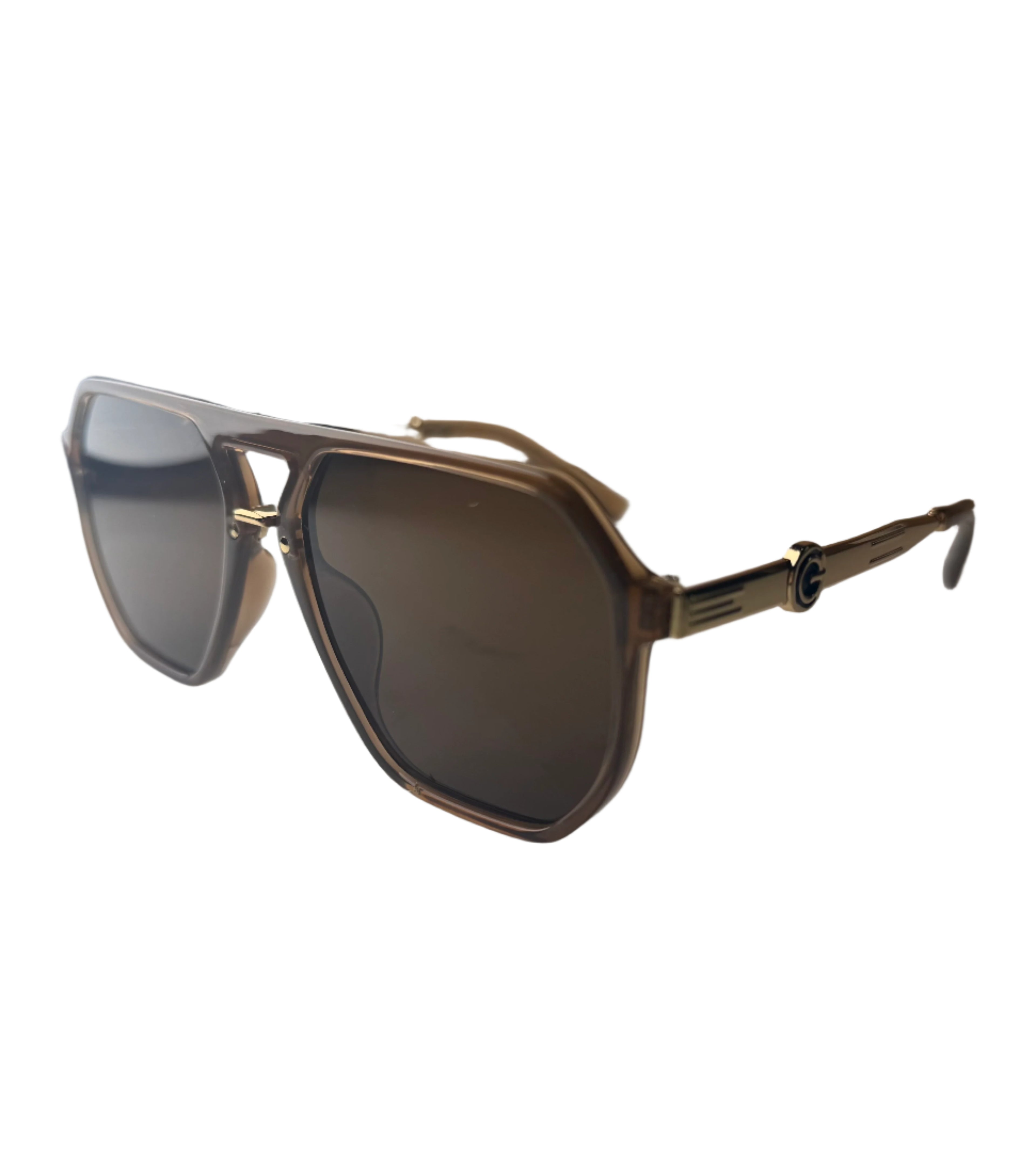 Kylie Geometric Thin Frame Sunglasses