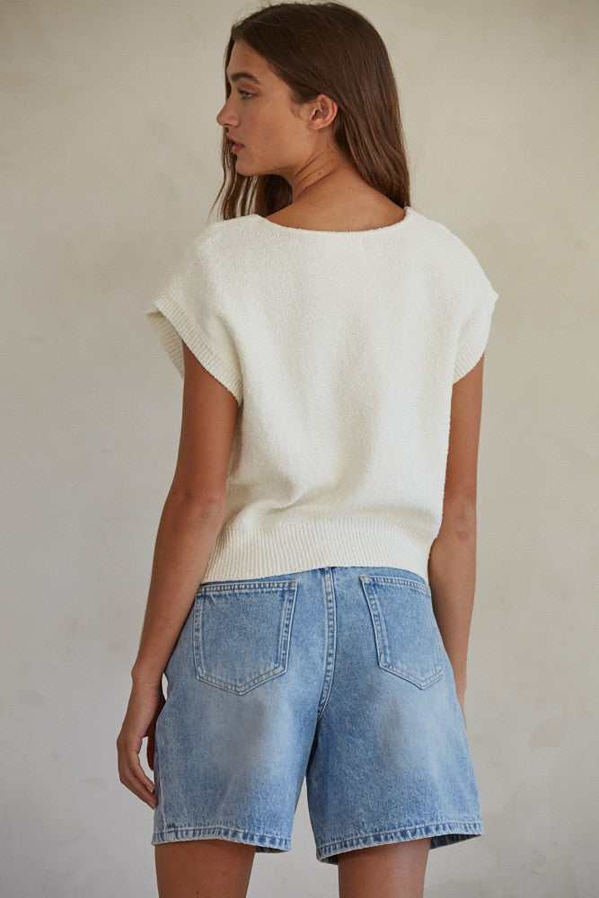 Blysslynn Knit Sweater Vest