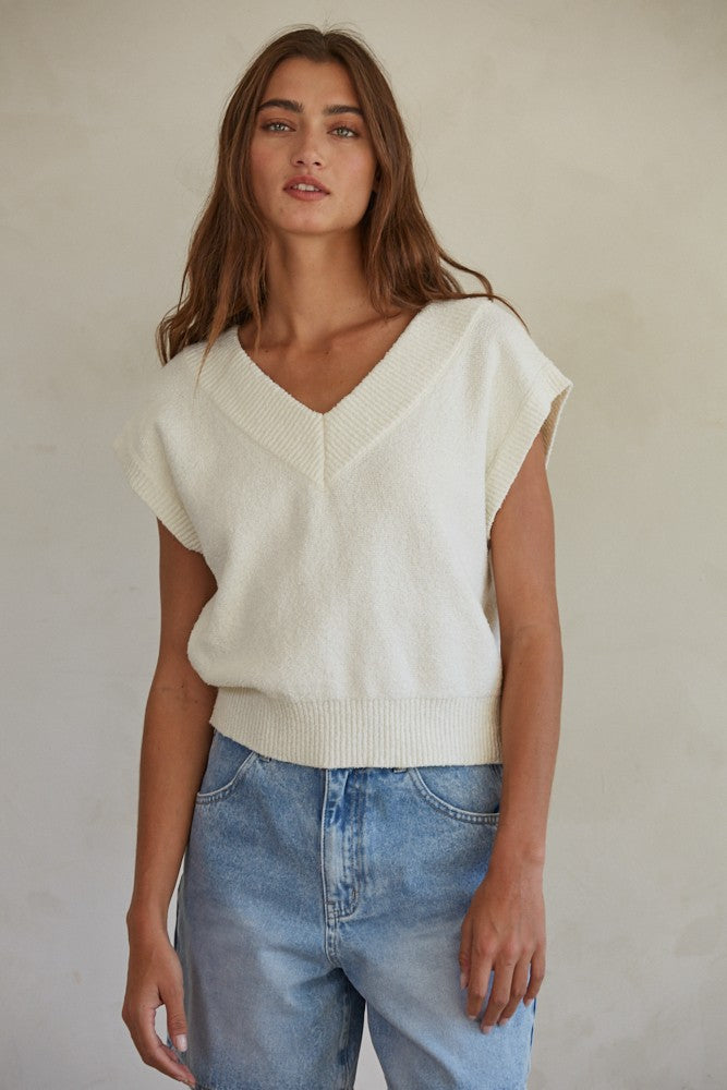Blysslynn Knit Sweater Vest
