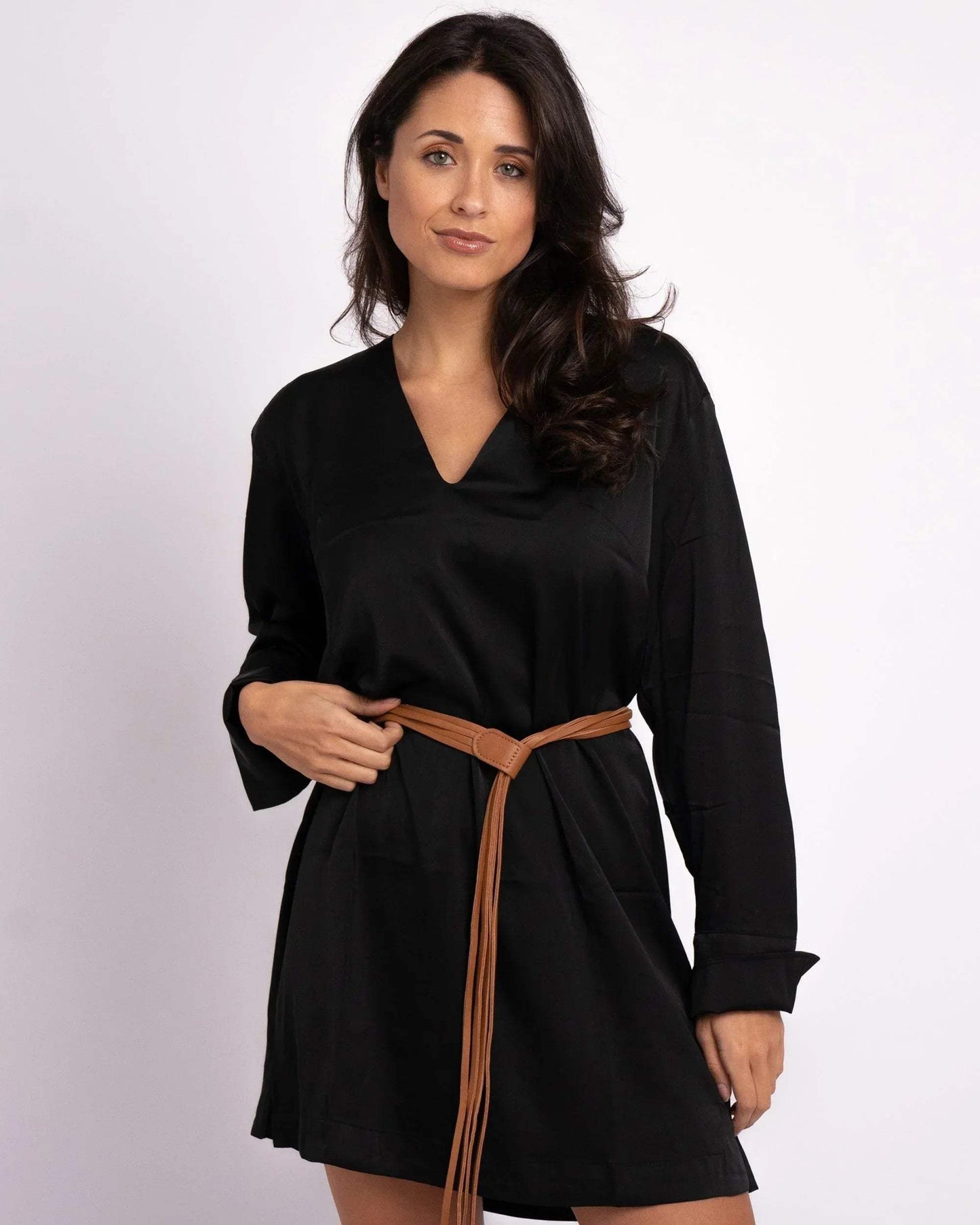 Evin Leather Wrap Belt | One Size