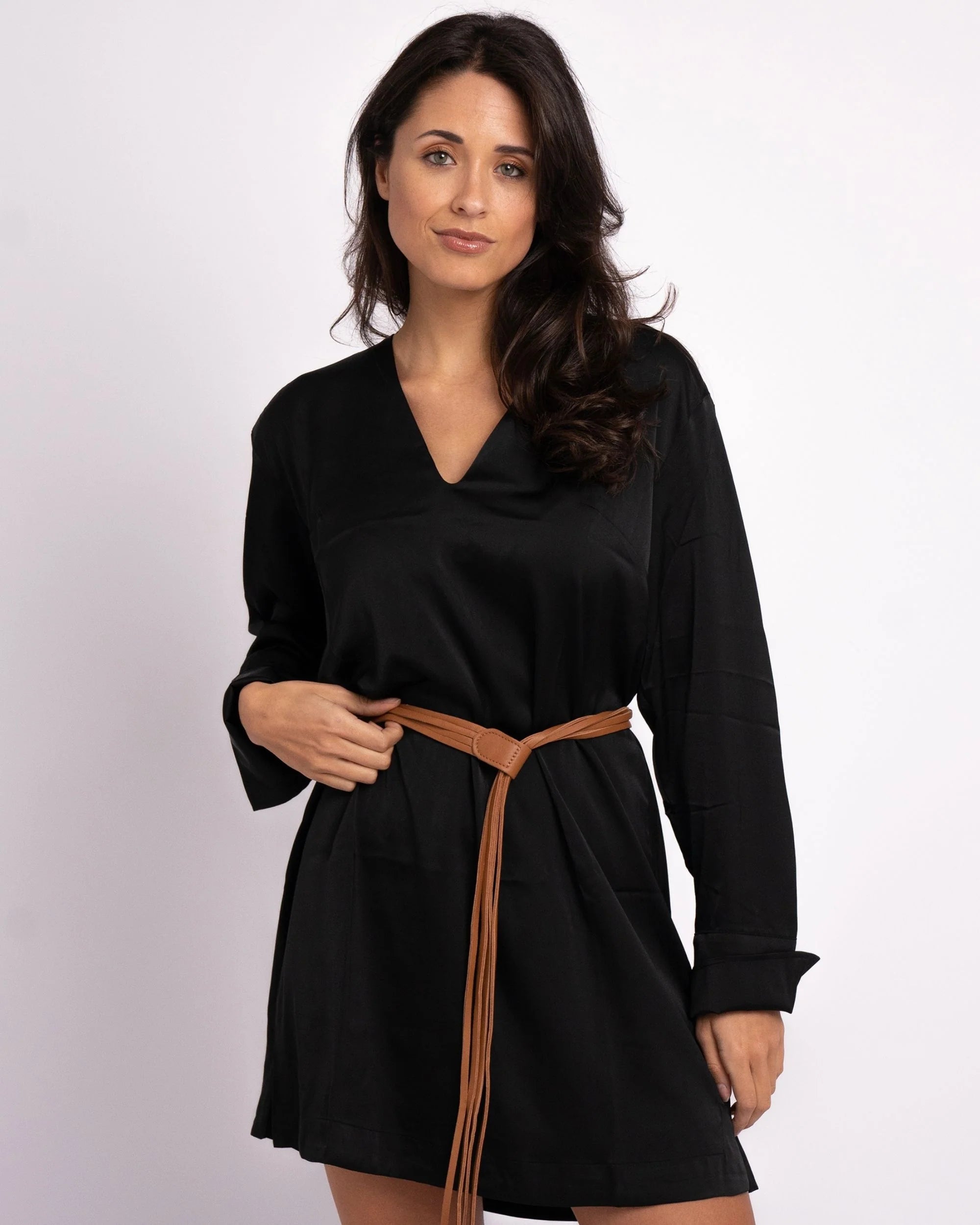 Evin Leather Wrap Belt | One Size