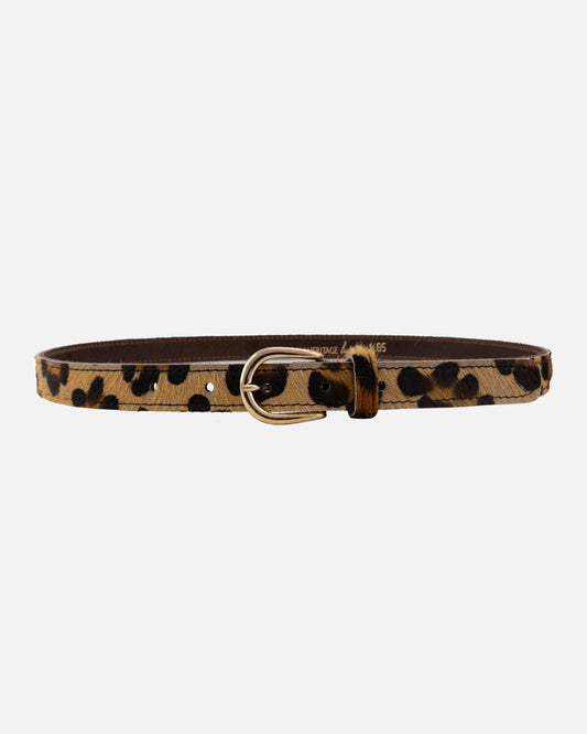 Dania Skinny Leopard Belt
