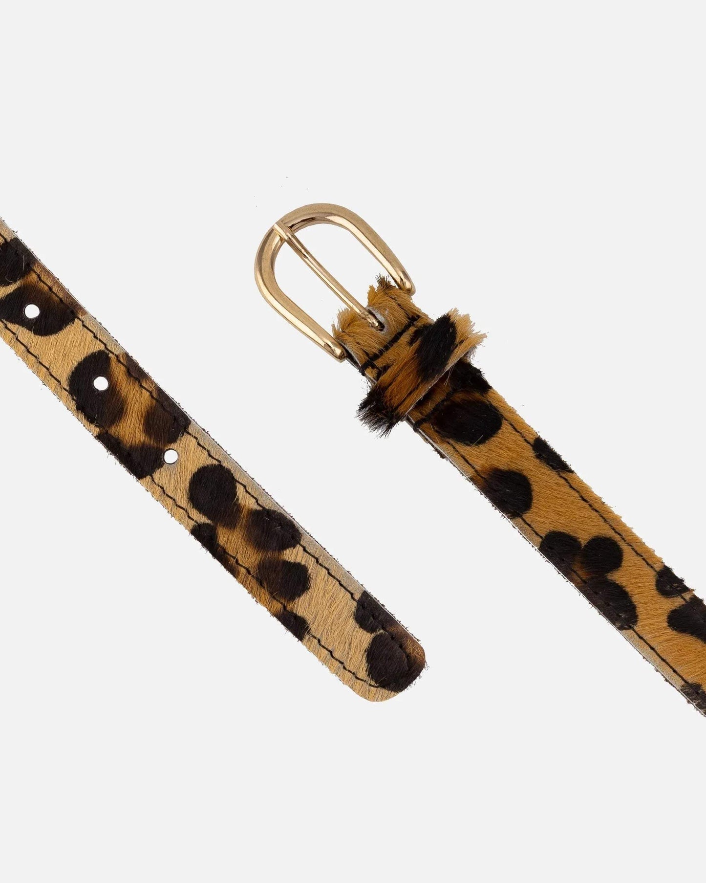 Dania Skinny Leopard Belt
