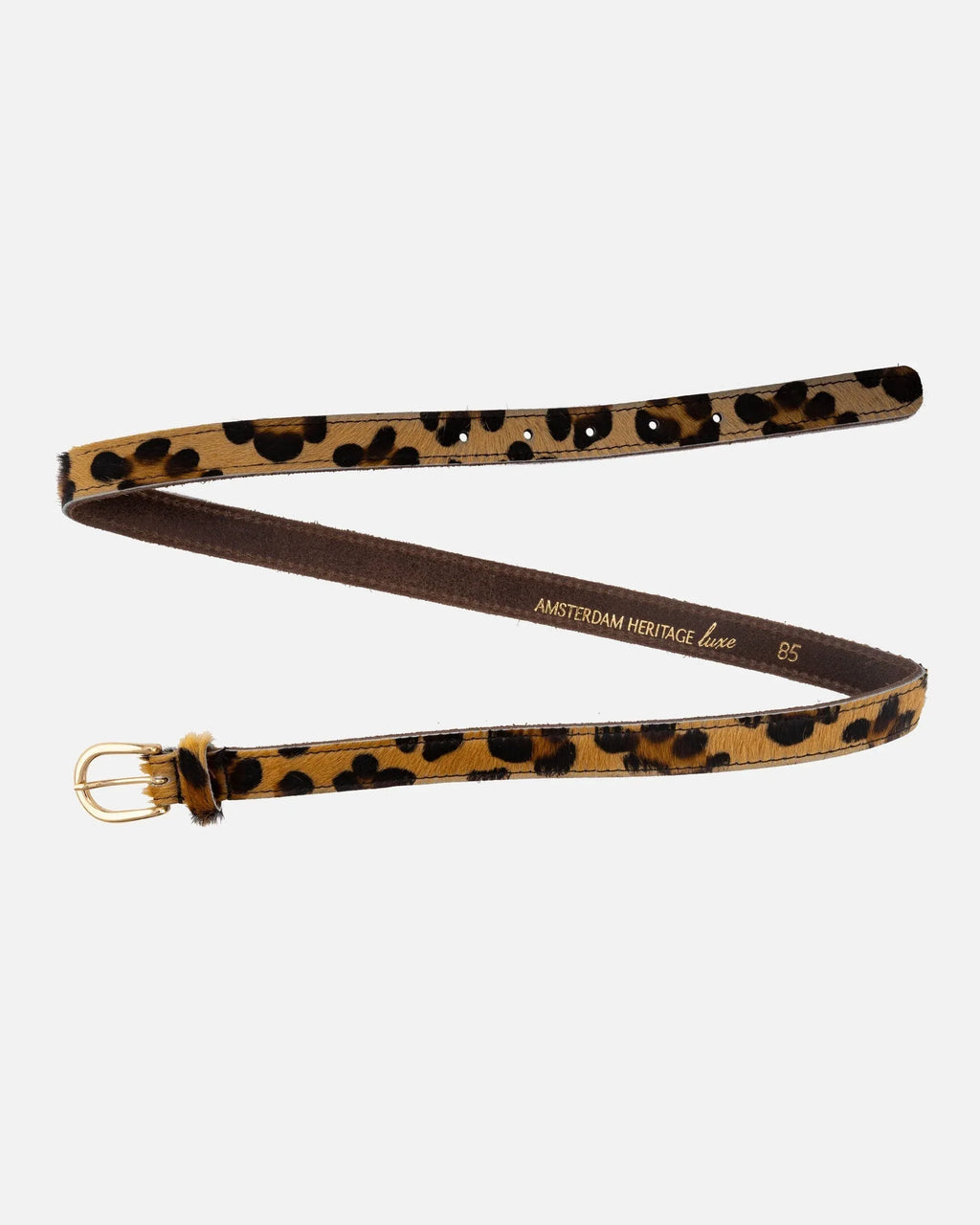 Dania Skinny Leopard Belt