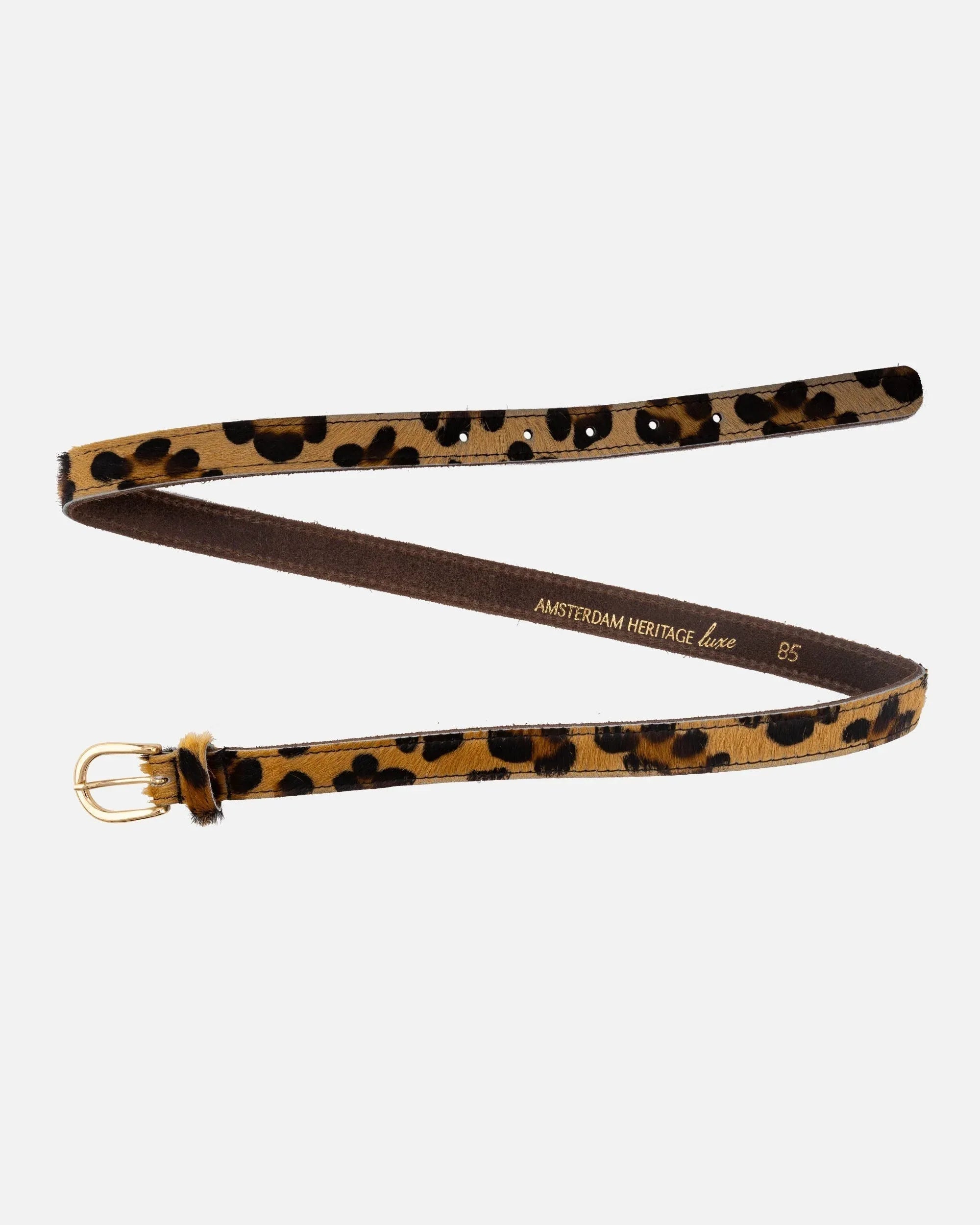 Dania Skinny Leopard Belt