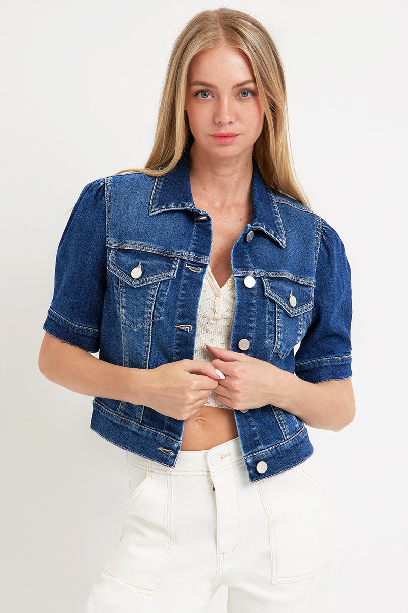 Effortless Edge Denim Jacket | Risen Jeans