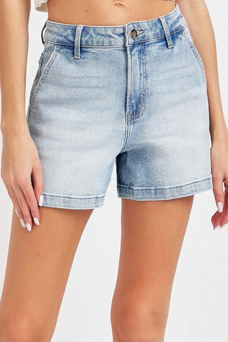 Meadow High Rise Denim Shorts | PLUS SIZE AVAILABLE | Risen Jeans