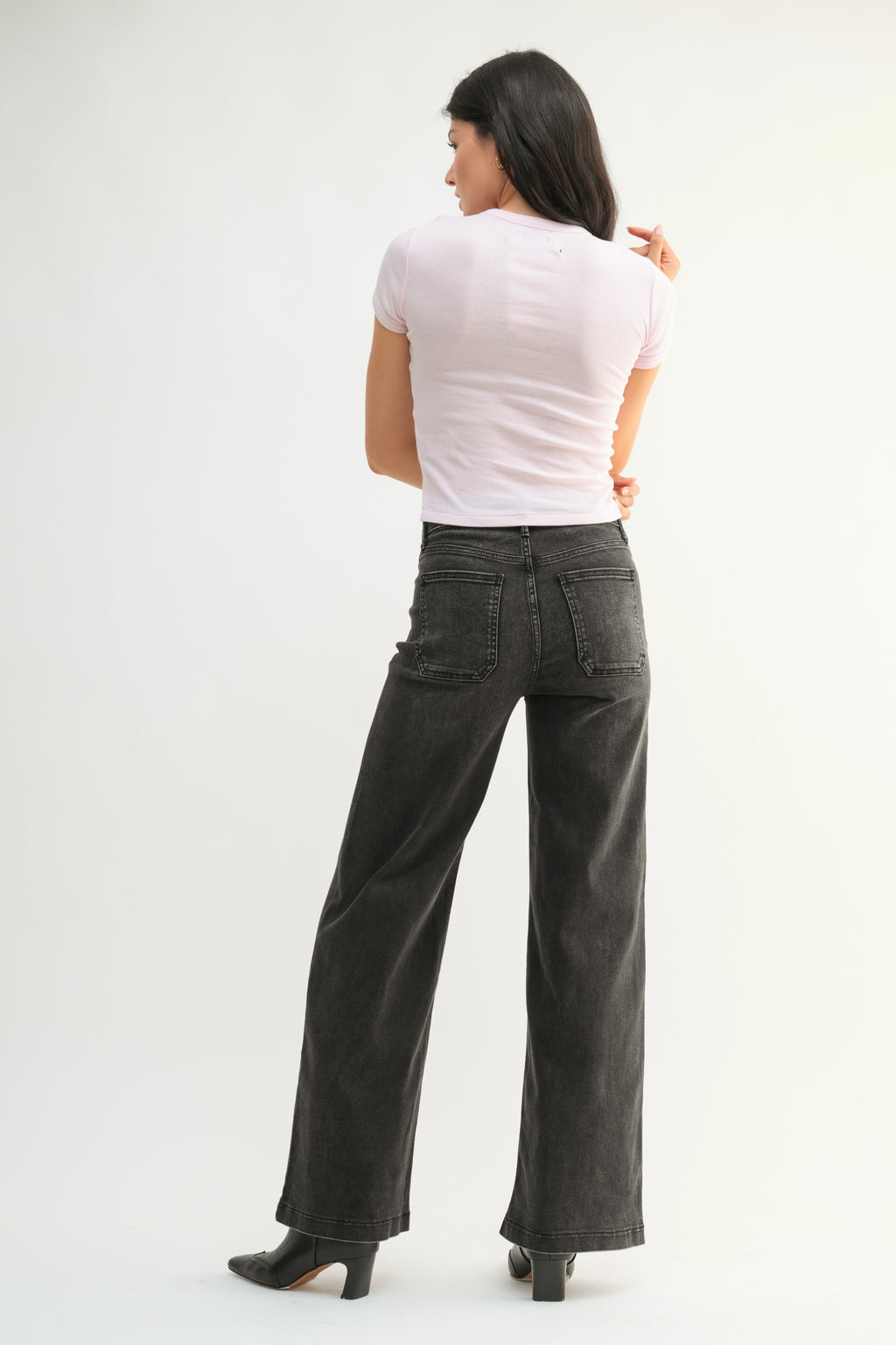 Driftcut Mini Patch Pocket Wide Leg Jeans