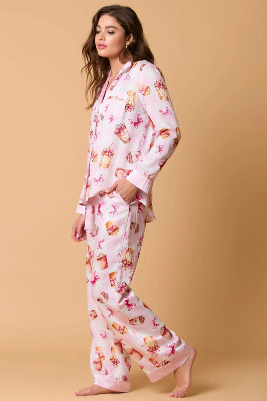 Bow & Brew Pajama Set