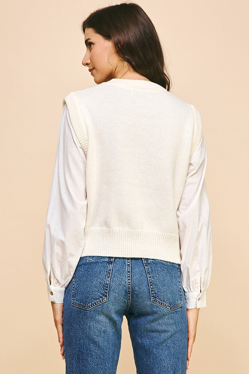 Birchwood Knit Combo Top