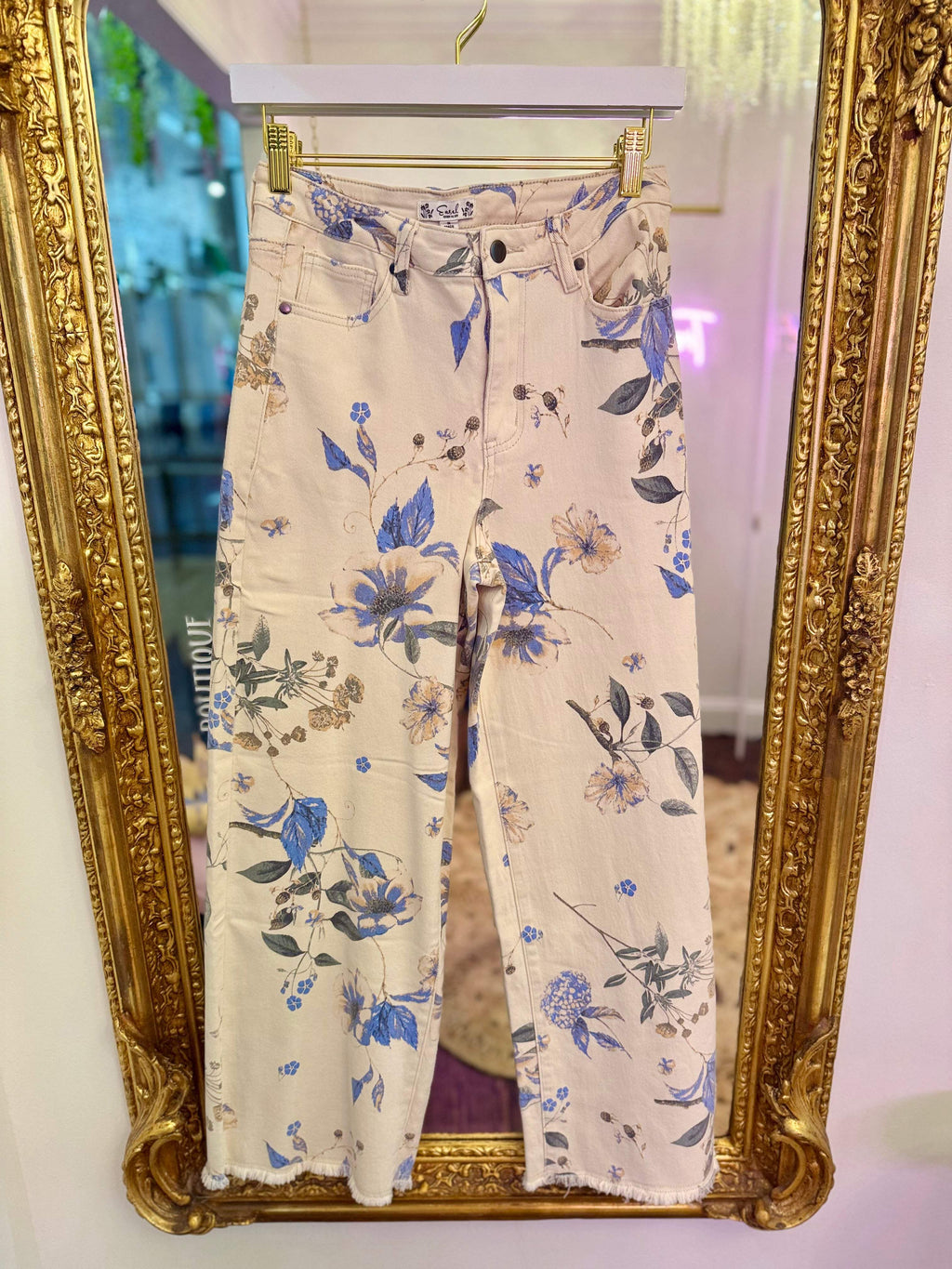 Garden Party Floral Soft Stretch Top