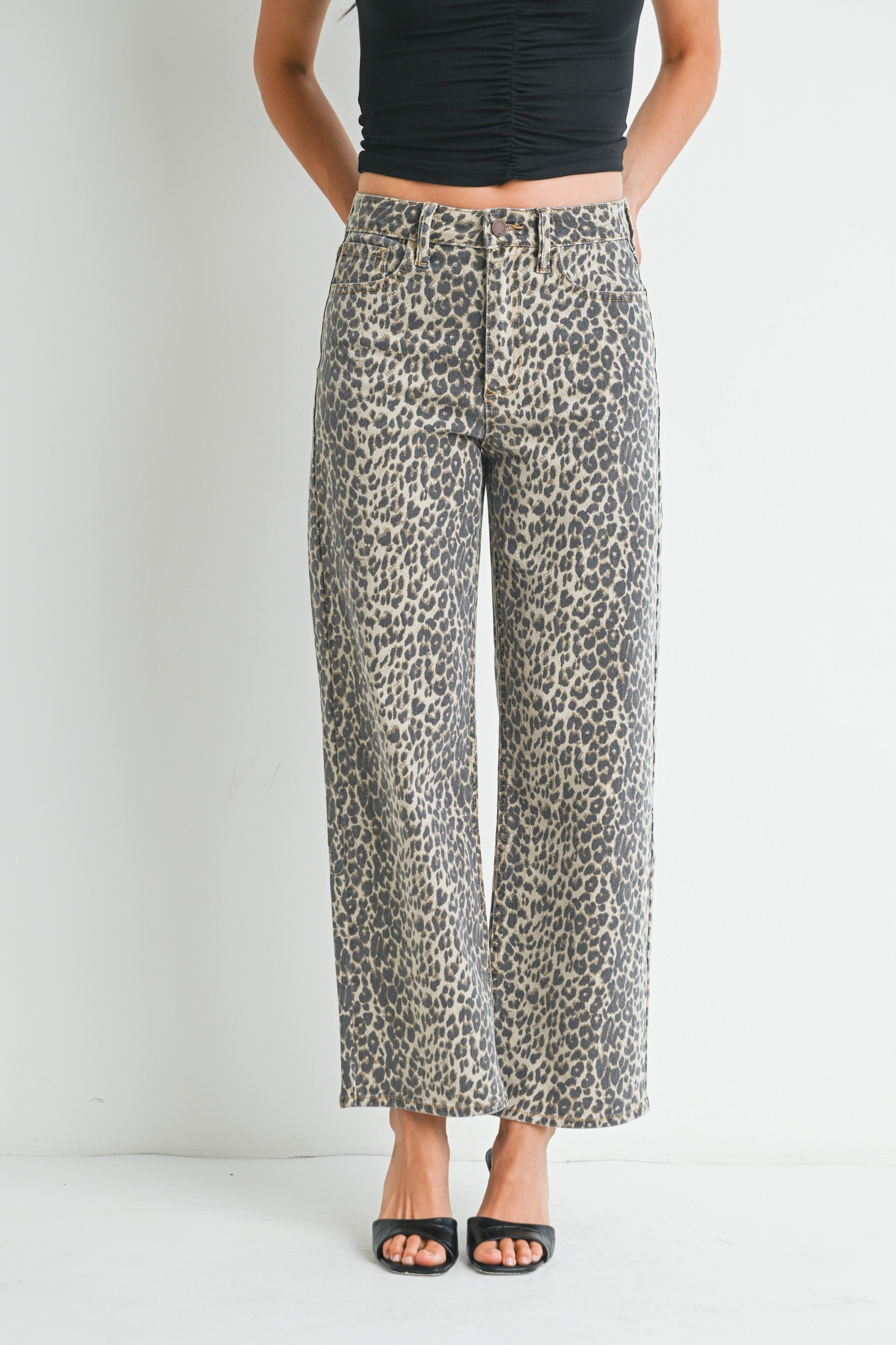 Downtown Wild Leopard Jeans