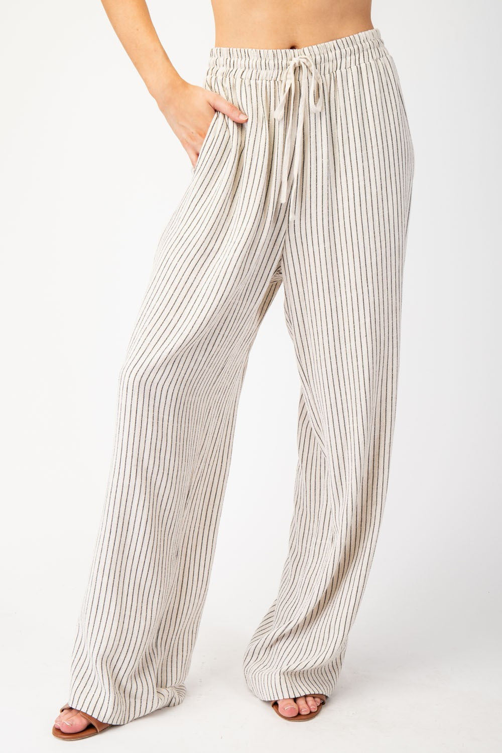 PLUS SIZE | Sarah Striped Pant