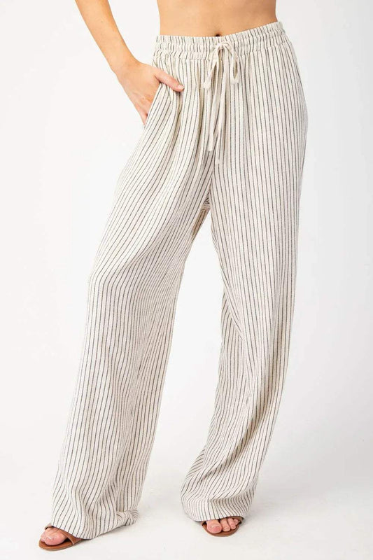 PLUS SIZE | Sarah Striped Pant
