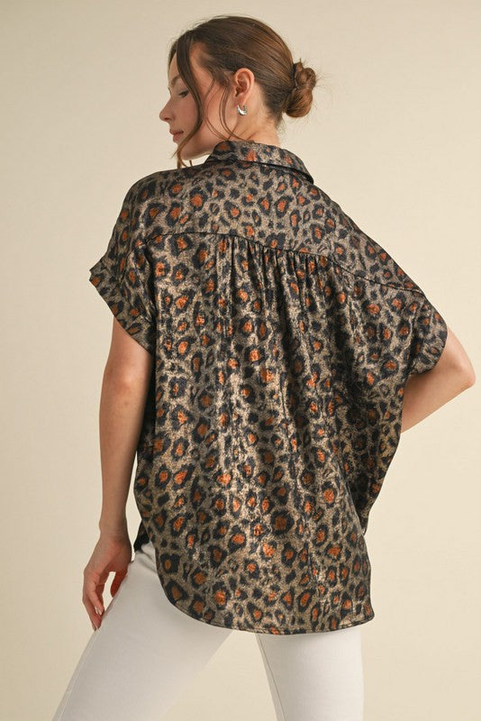 In The Jungle Leopard Blouse
