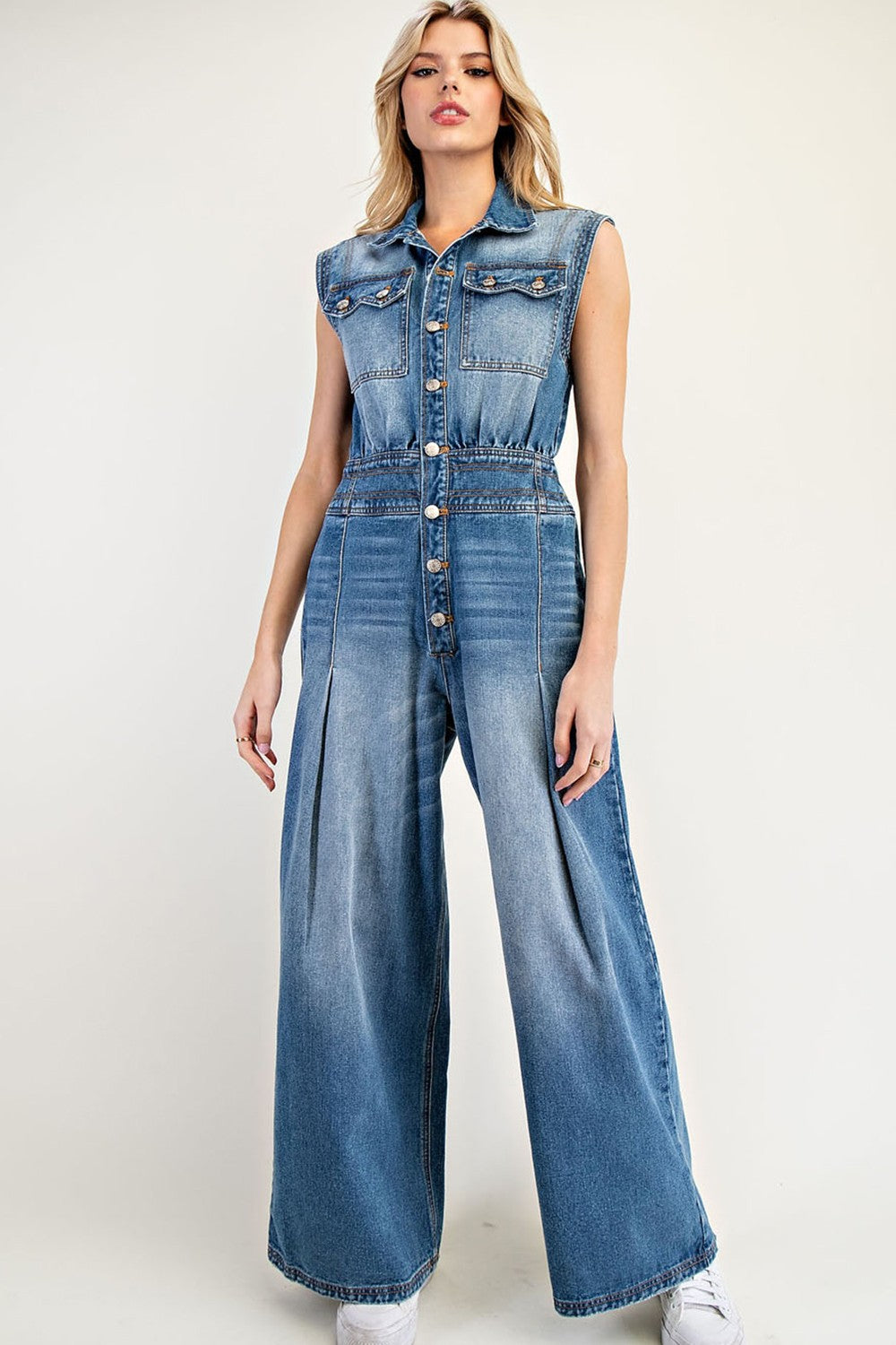 Marlie Button Down Jumpsuit
