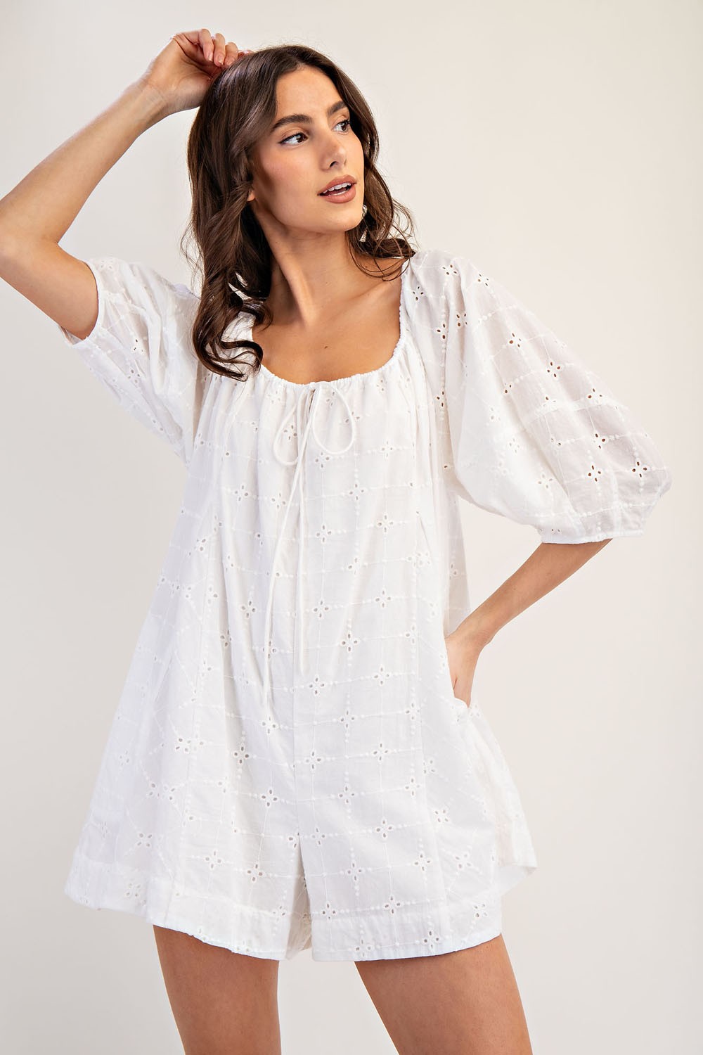 Tessa Eyelet Romper