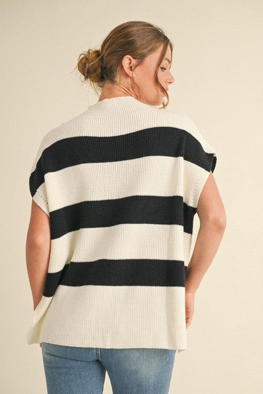 PLUS SIZE | Fallon Striped Knit Top