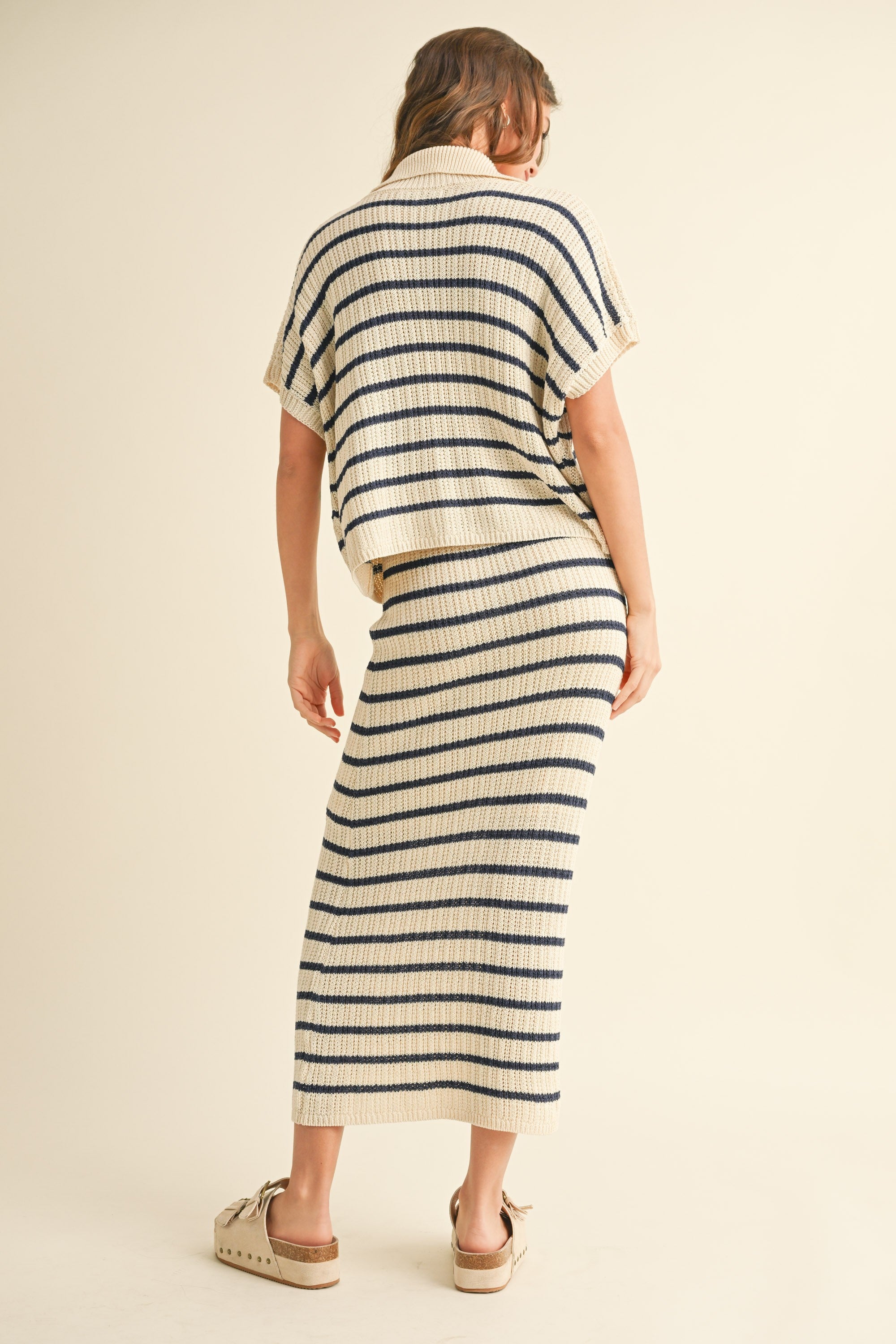 Rachel Stripe Knit Top
