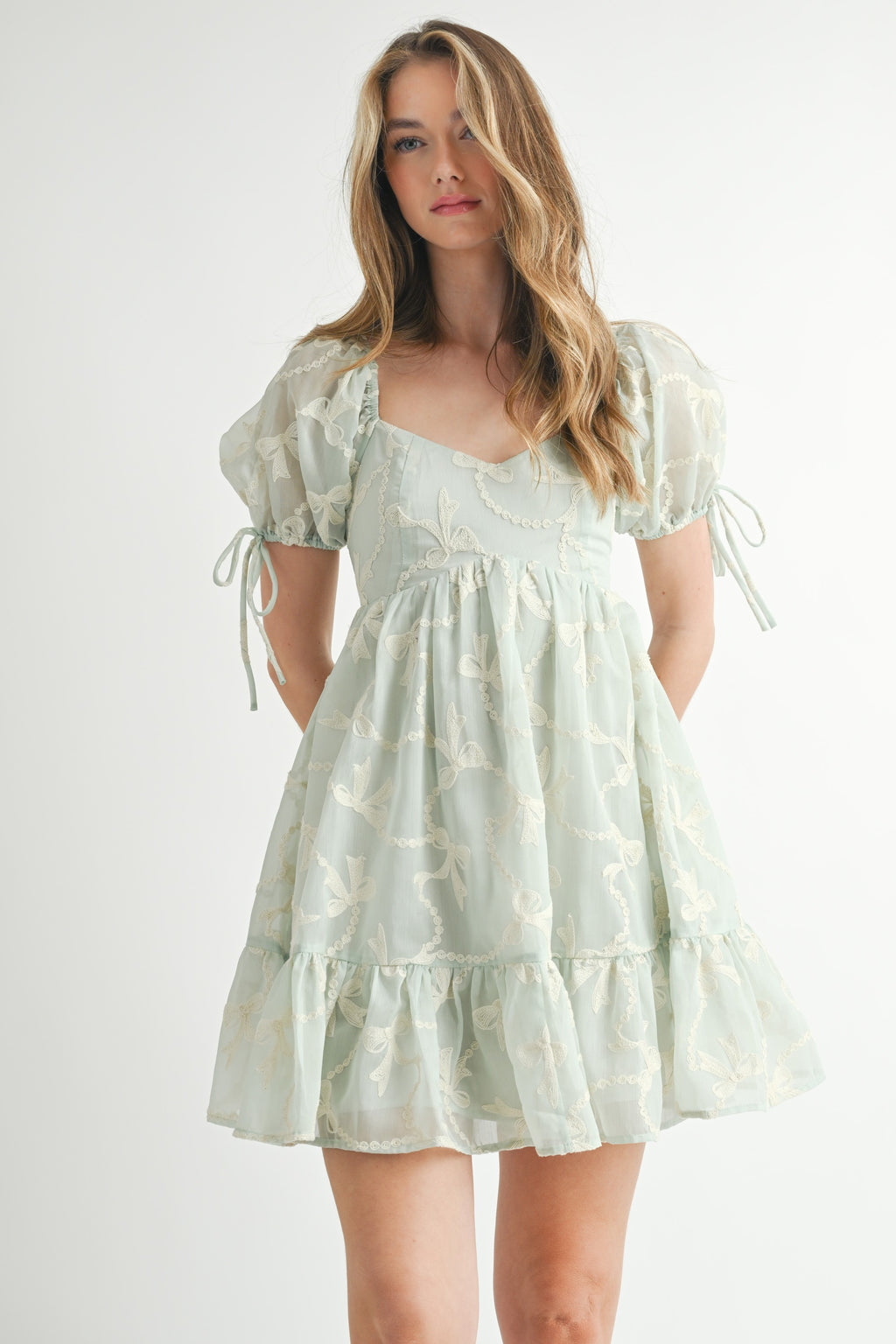 Sarah Sweetheart Bow Dress