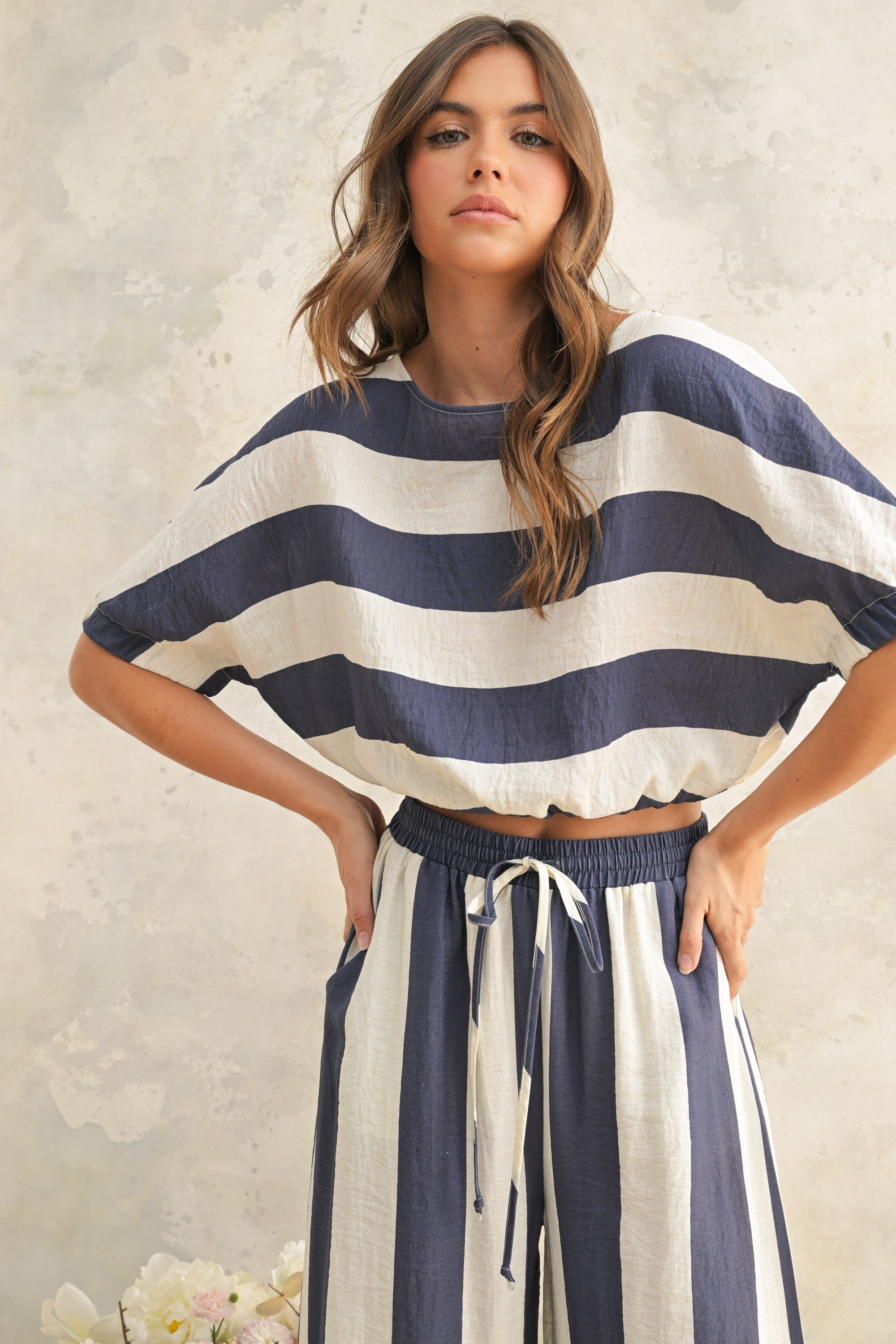 Wander Folk Stripe Top