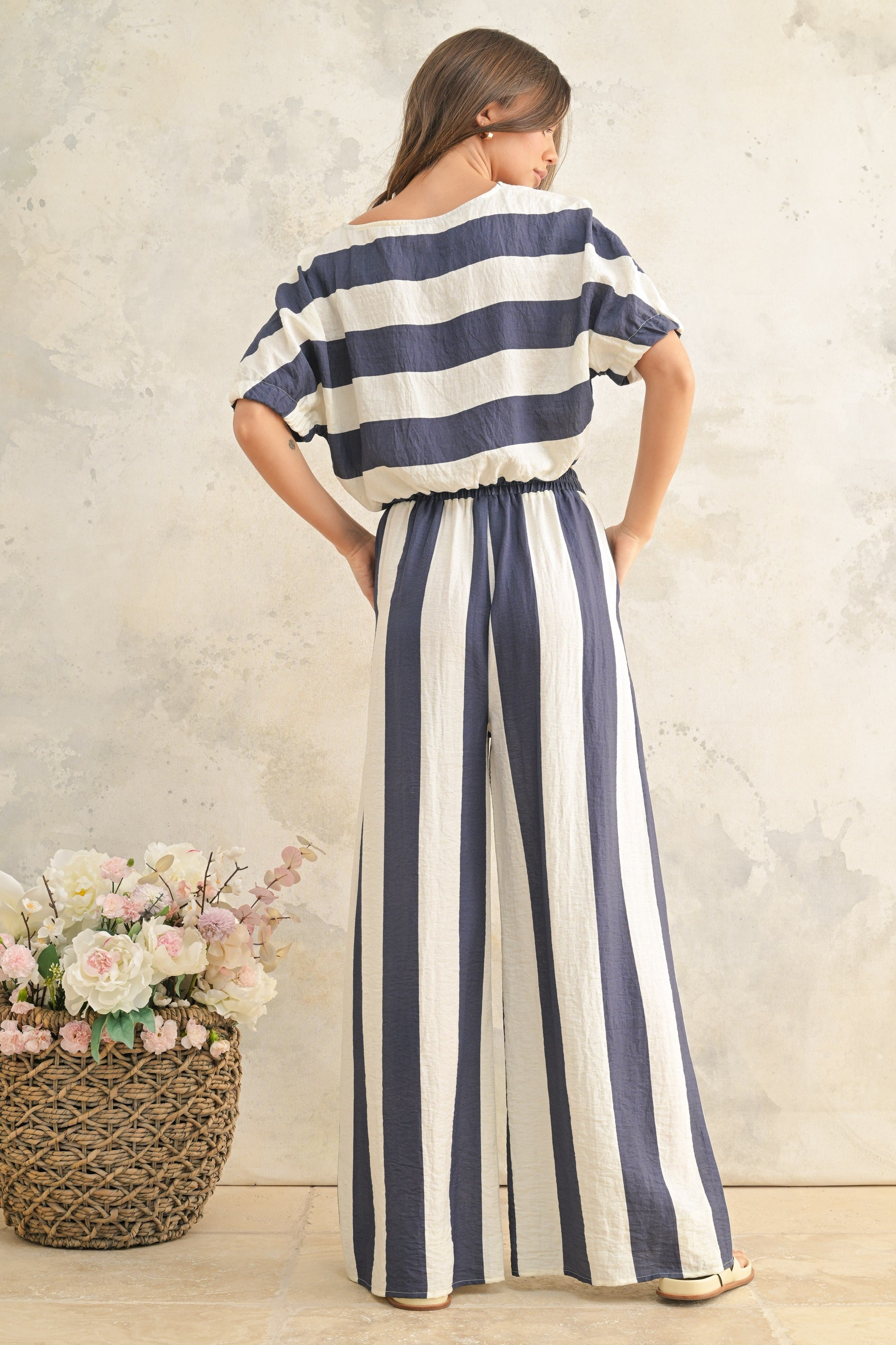Wander Folk Stripe Top